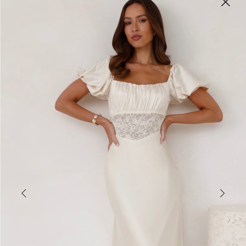 Hello Molly Satin Maxi Dress